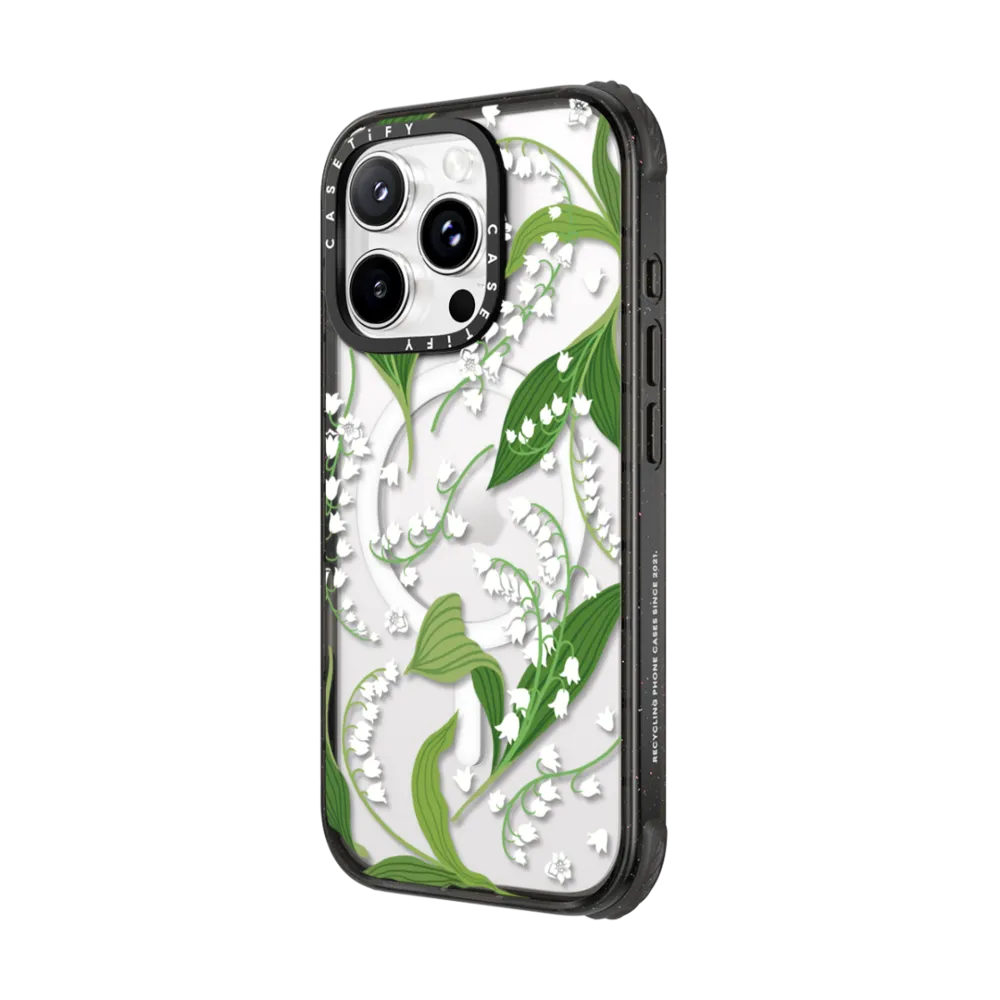 Ultra Impact iPhone 16 Pro Case MagSafe Compatible - Lily of the Valley