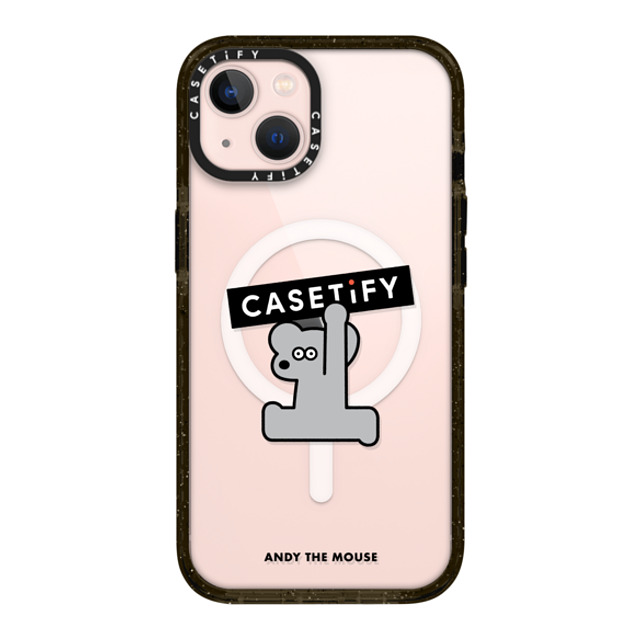 Seiji Matsumoto x CASETiFY iPhone 13 ケース ブラック インパクトケース MagSafe対応 ANDY CASETiFY