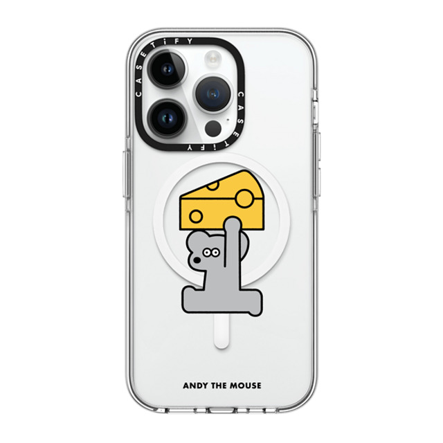 Seiji Matsumoto x CASETiFY iPhone 14 Pro ケース クリア クリア ケース MagSafe対応 ANDY & CHEESE