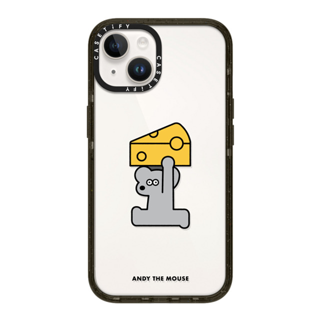 Seiji Matsumoto x CASETiFY iPhone 14 ケース ブラック インパクトケース ANDY & CHEESE