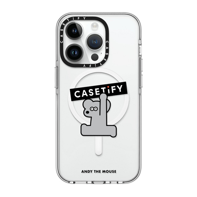 Seiji Matsumoto x CASETiFY iPhone 14 Pro ケース クリア クリア ケース MagSafe対応 ANDY CASETiFY