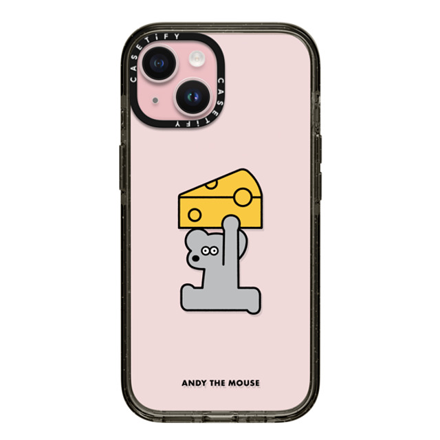 Seiji Matsumoto x CASETiFY iPhone 15 ケース ブラック インパクトケース ANDY & CHEESE