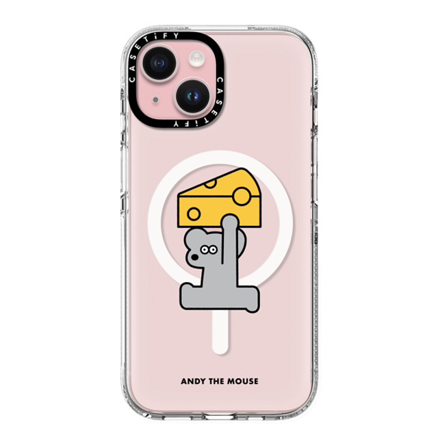 Seiji Matsumoto x CASETiFY iPhone 15 ケース クリア クリア ケース MagSafe対応 ANDY & CHEESE