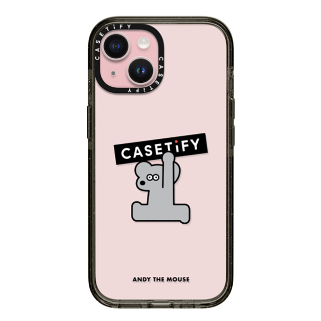 Seiji Matsumoto x CASETiFY iPhone 15 ケース ブラック インパクトケース ANDY CASETiFY