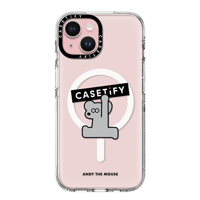 Seiji Matsumoto x CASETiFY iPhone 15 ケース クリア クリア ケース MagSafe対応 ANDY CASETiFY