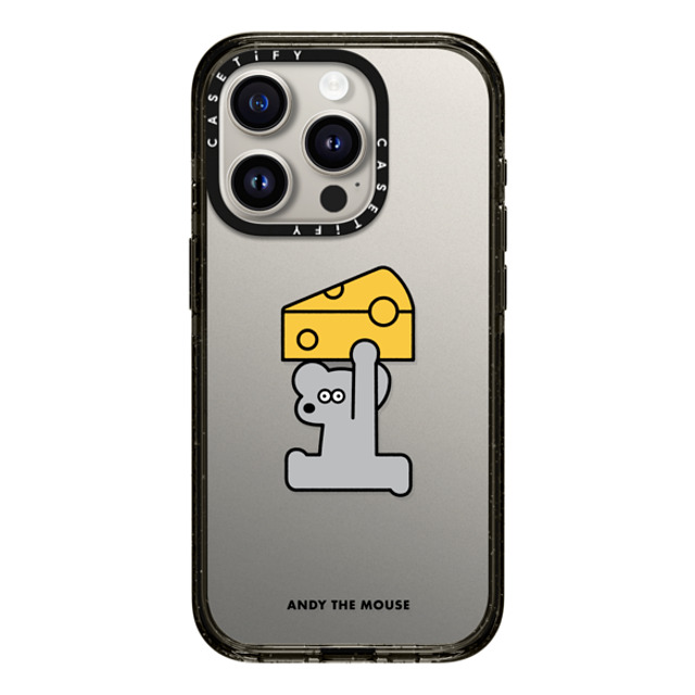 Seiji Matsumoto x CASETiFY iPhone 15 Pro ケース ブラック インパクトケース ANDY & CHEESE