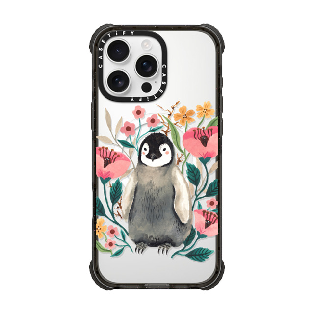 Ploypisut x CASETiFY iPhone 16 Pro Max ケース Summer,Floral ブラック ウルトラ インパクトケース MagSafe 対応 Cute Penguin Father's Day Ploypisut x CASETiFY iPhone 16 Pro Max ケース Summer,Floral ブラック ウルトラ インパクトケース MagSafe 対応 Cute Penguin Father's Day