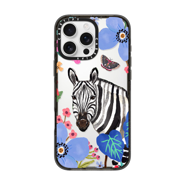 Ploypisut x CASETiFY iPhone 16 Pro Max Case Summer,Animal Black Impact Case Zebra Mother's Day Ploypisut x CASETiFY iPhone 16 Pro Max Case Summer,Animal Black Impact Case Zebra Mother's Day