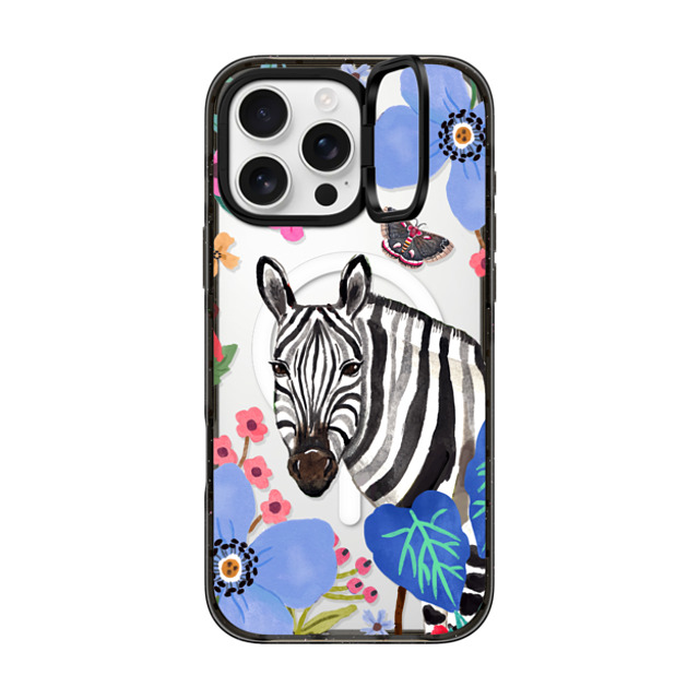 Ploypisut x CASETiFY iPhone 16 Pro Max Case Summer,Animal Black インパクトリングスタンドケース MagSafe対応 Zebra Father's Day Ploypisut x CASETiFY iPhone 16 Pro Max Case Summer,Animal Black インパクトリングスタンドケース MagSafe対応 Zebra Father's Day