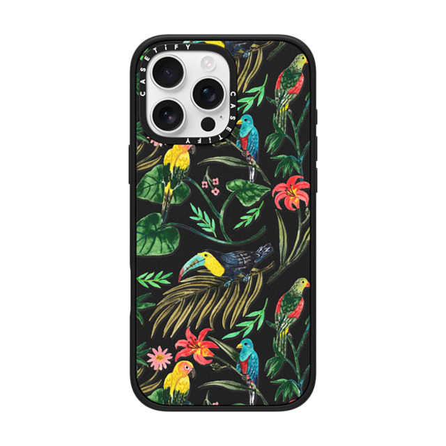 Ploypisut x CASETiFY iPhone 16 Pro Max ケース Summer,Floral マットブラック インパクトケース MagSafe対応 Tropical Birds Father's Day Ploypisut x CASETiFY iPhone 16 Pro Max ケース Summer,Floral マットブラック インパクトケース MagSafe対応 Tropical Birds Father's Day