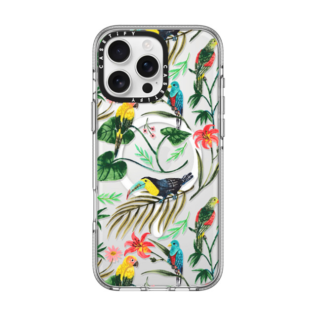 Ploypisut x CASETiFY iPhone 16 Pro Max Case Summer,Floral クリア クリア ケース MagSafe対応 Tropical Birds Mother's Day Ploypisut x CASETiFY iPhone 16 Pro Max Case Summer,Floral クリア クリア ケース MagSafe対応 Tropical Birds Mother's Day