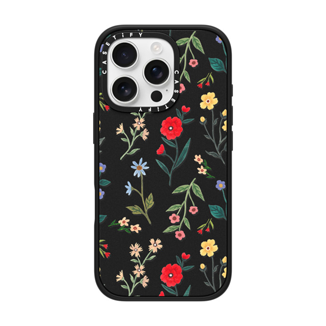 Ploypisut x CASETiFY iPhone 16 Pro Case Summer,Floral Matte Black Impact Case MagSafe Compatible Summer Floral Back to School Ploypisut x CASETiFY iPhone 16 Pro Case Summer,Floral Matte Black Impact Case MagSafe Compatible Summer Floral Back to School