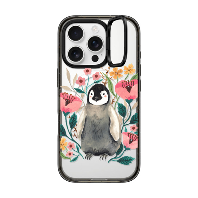 Ploypisut x CASETiFY iPhone 16 Pro Case Summer,Floral Black インパクトリングスタンドケース MagSafe対応 Cute Penguin Father's Day Ploypisut x CASETiFY iPhone 16 Pro Case Summer,Floral Black インパクトリングスタンドケース MagSafe対応 Cute Penguin Father's Day