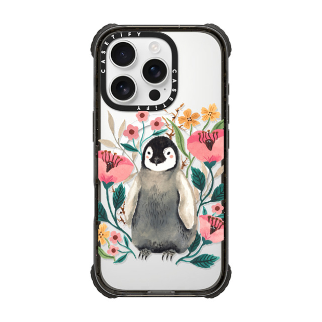 Ploypisut x CASETiFY iPhone 16 Pro Case Summer,Floral Black ウルトラ インパクトケース MagSafe 対応 Cute Penguin Father's Day Ploypisut x CASETiFY iPhone 16 Pro Case Summer,Floral Black ウルトラ インパクトケース MagSafe 対応 Cute Penguin Father's Day