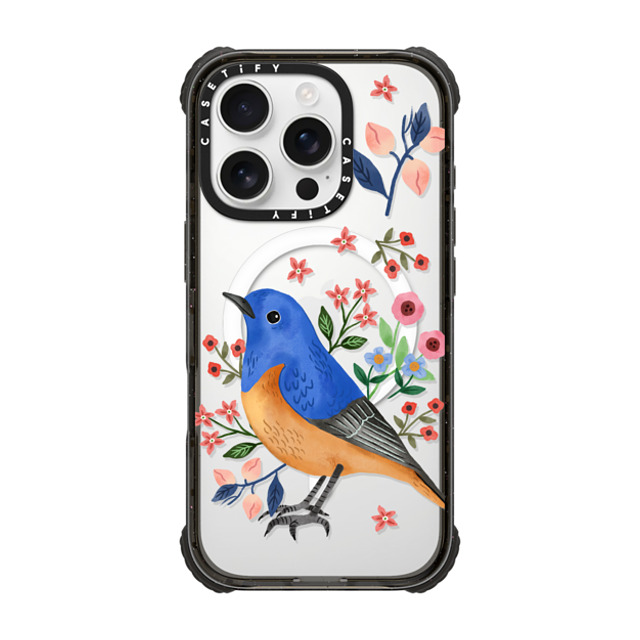 Ploypisut x CASETiFY iPhone 16 Pro ケース Summer ブラック ウルトラ インパクトケース MagSafe 対応 Blue Bird New iPhone Ploypisut x CASETiFY iPhone 16 Pro ケース Summer ブラック ウルトラ インパクトケース MagSafe 対応 Blue Bird New iPhone