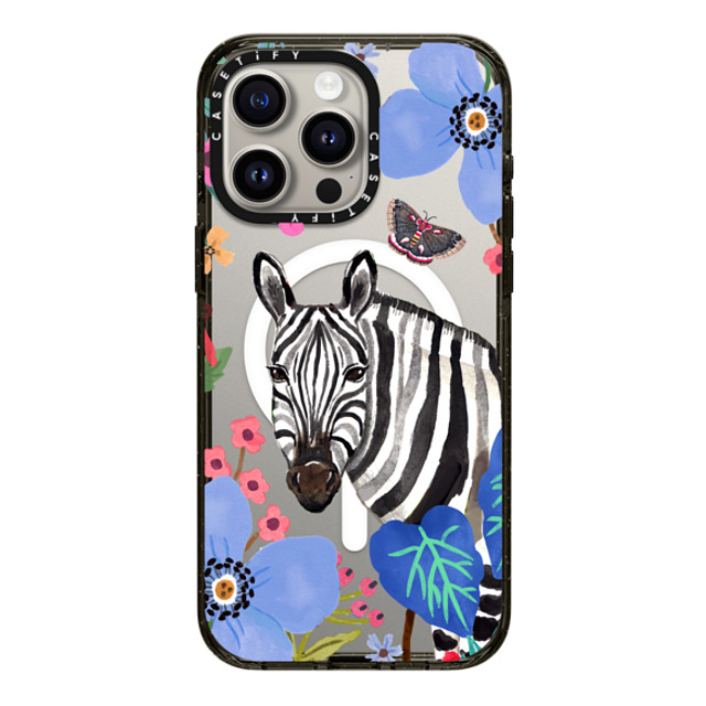 Ploypisut x CASETiFY iPhone 15 Pro Max Case Summer,Animal Black Impact Case MagSafe Compatible Zebra Father's Day Ploypisut x CASETiFY iPhone 15 Pro Max Case Summer,Animal Black Impact Case MagSafe Compatible Zebra Father's Day