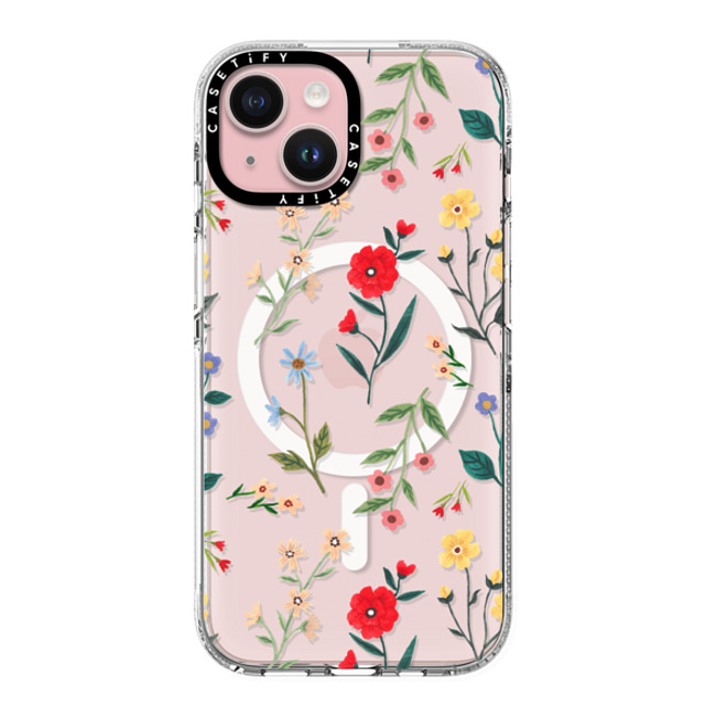 Ploypisut x CASETiFY iPhone 15 Case Summer,Floral クリア クリア ケース MagSafe対応 Summer Floral Back to School Ploypisut x CASETiFY iPhone 15 Case Summer,Floral クリア クリア ケース MagSafe対応 Summer Floral Back to School