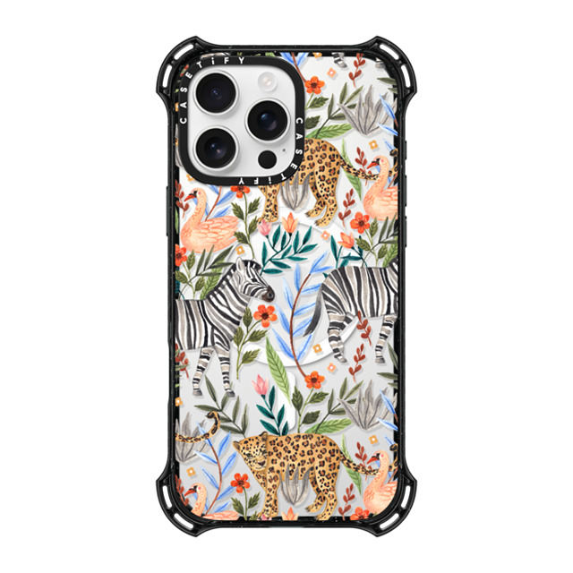 Ploypisut x CASETiFY iPhone 16 Pro Max Case Black バウンスケース Moody Jungle Ploypisut x CASETiFY iPhone 16 Pro Max Case Black バウンスケース Moody Jungle