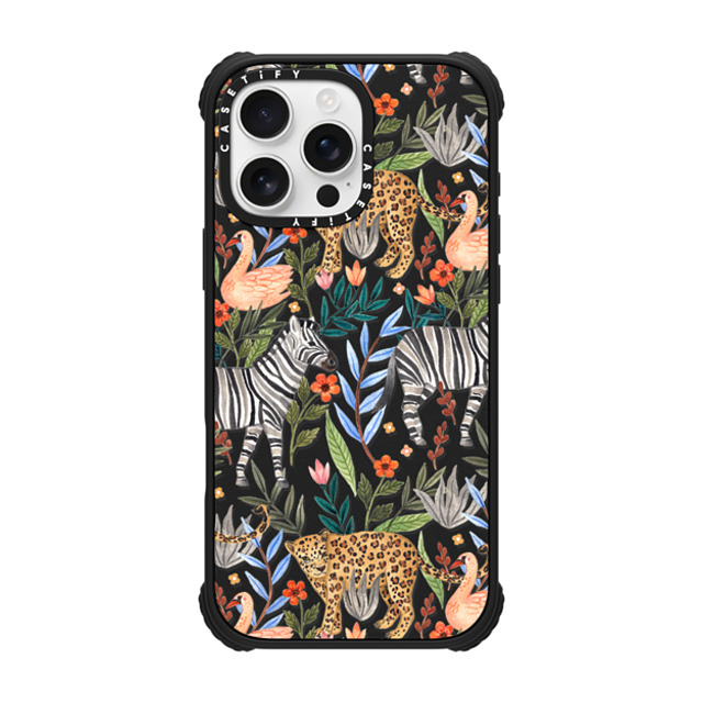 Ploypisut x CASETiFY iPhone 16 Pro Max Case Matte Black ウルトラ インパクトケース MagSafe 対応 Moody Jungle Ploypisut x CASETiFY iPhone 16 Pro Max Case Matte Black ウルトラ インパクトケース MagSafe 対応 Moody Jungle