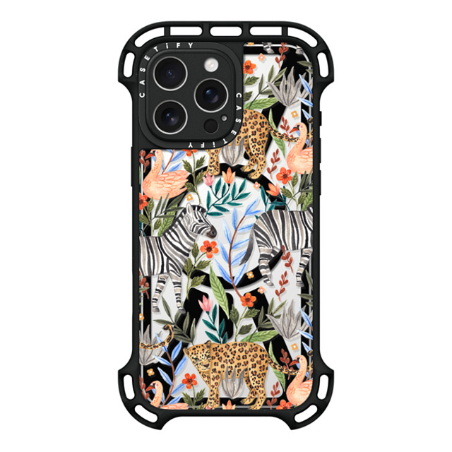 Ploypisut x CASETiFY iPhone 16 Pro Max Case Black ウルトラ バウンスケース MagSafe対応 Moody Jungle Ploypisut x CASETiFY iPhone 16 Pro Max Case Black ウルトラ バウンスケース MagSafe対応 Moody Jungle