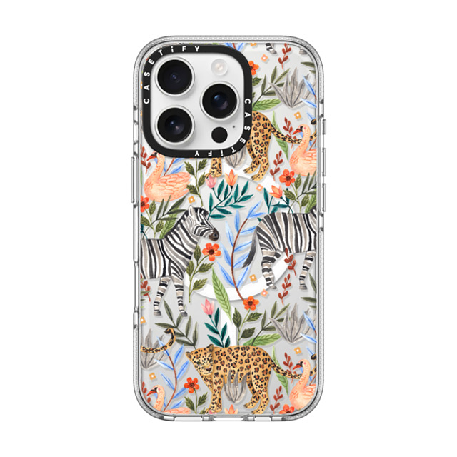 Ploypisut x CASETiFY iPhone 16 Pro Case Clear Clear Case MagSafe Compatible Moody Jungle Ploypisut x CASETiFY iPhone 16 Pro Case Clear Clear Case MagSafe Compatible Moody Jungle