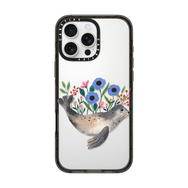 Ploypisut x CASETiFY iPhone 16 Pro Max ケース Summer,Animal ブラック インパクトケース Seal Back to School Ploypisut x CASETiFY iPhone 16 Pro Max ケース Summer,Animal ブラック インパクトケース Seal Back to School