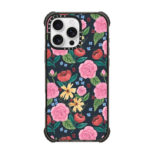 Ploypisut x CASETiFY iPhone 16 Pro Max Case Summer,Floral ブラック ウルトラ インパクトケース MagSafe 対応 Spring Flower D Mother's Day Ploypisut x CASETiFY iPhone 16 Pro Max Case Summer,Floral ブラック ウルトラ インパクトケース MagSafe 対応 Spring Flower D Mother's Day