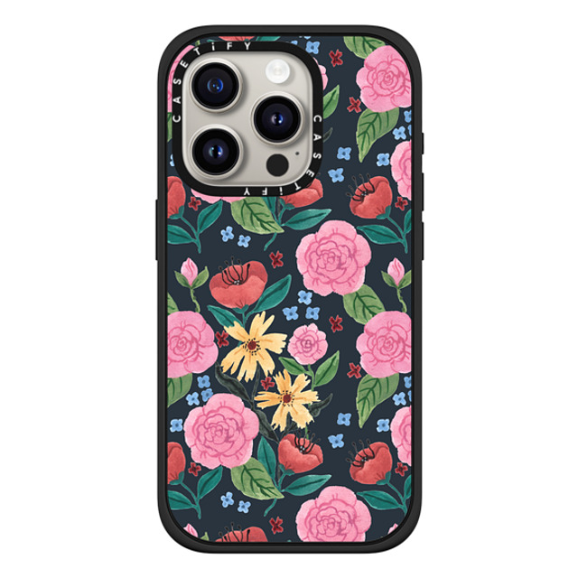 Ploypisut x CASETiFY iPhone 15 Pro Case Summer,Floral マットブラック インパクトケース MagSafe対応 Spring Flower D Mother's Day Ploypisut x CASETiFY iPhone 15 Pro Case Summer,Floral マットブラック インパクトケース MagSafe対応 Spring Flower D Mother's Day