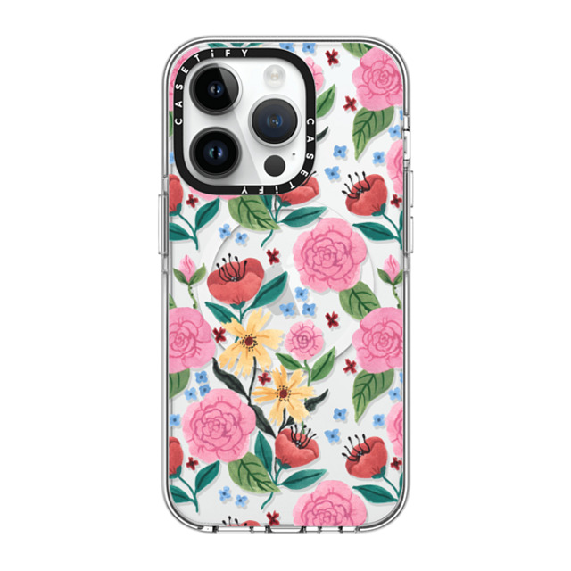 Ploypisut x CASETiFY iPhone 14 Pro Case Clear Clear Case MagSafe Compatible Spring Flower Ploypisut x CASETiFY iPhone 14 Pro Case Clear Clear Case MagSafe Compatible Spring Flower