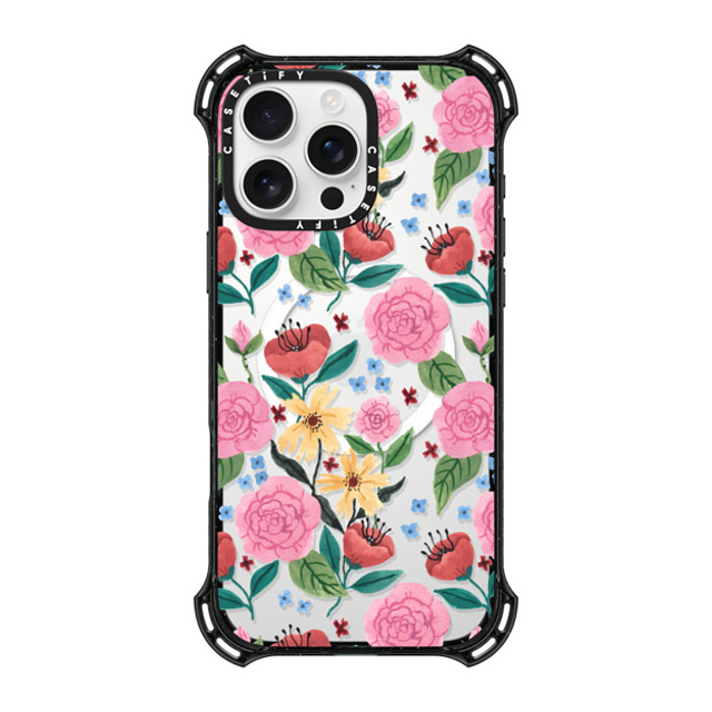 Ploypisut x CASETiFY iPhone 16 Pro Max Case Black バウンスケース Spring Flower Ploypisut x CASETiFY iPhone 16 Pro Max Case Black バウンスケース Spring Flower