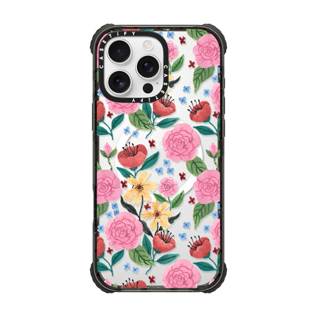 Ploypisut x CASETiFY iPhone 16 Pro Max Case Black ウルトラ インパクトケース MagSafe 対応 Spring Flower Ploypisut x CASETiFY iPhone 16 Pro Max Case Black ウルトラ インパクトケース MagSafe 対応 Spring Flower