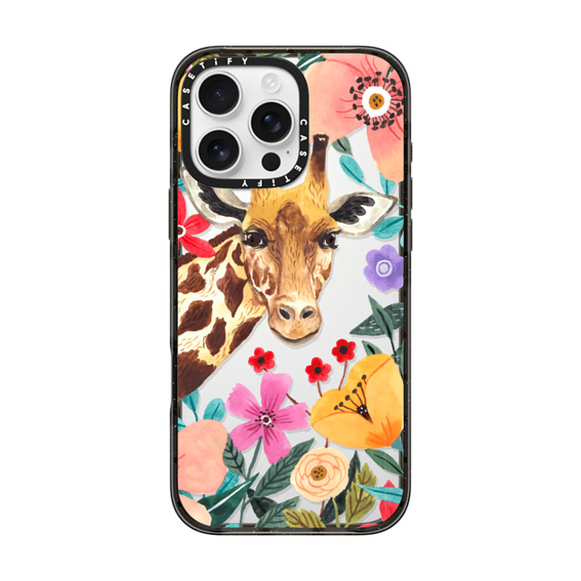 Ploypisut x CASETiFY iPhone 16 Pro Max Case Summer,Animal Black Impact Case Giraffe Father's Day Ploypisut x CASETiFY iPhone 16 Pro Max Case Summer,Animal Black Impact Case Giraffe Father's Day