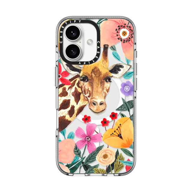 Ploypisut x CASETiFY iPhone 16 ケース Summer,Animal クリア クリア ケース MagSafe対応 Giraffe Father's Day Ploypisut x CASETiFY iPhone 16 ケース Summer,Animal クリア クリア ケース MagSafe対応 Giraffe Father's Day