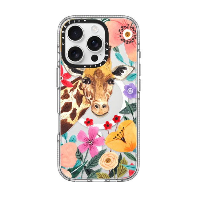 Ploypisut x CASETiFY iPhone 16 Pro ケース Summer,Animal クリア クリア ケース MagSafe対応 Giraffe Father's Day Ploypisut x CASETiFY iPhone 16 Pro ケース Summer,Animal クリア クリア ケース MagSafe対応 Giraffe Father's Day