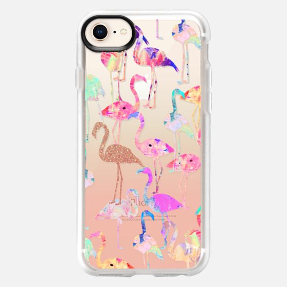 Flamingo Party iPhone 8 Case by Nikki Strange | Casetify