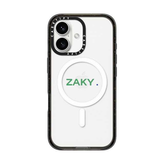 CASETiFY iPhone 16 ケース ブラック インパクトケース MagSafe対応 Custom Case - zaky.
