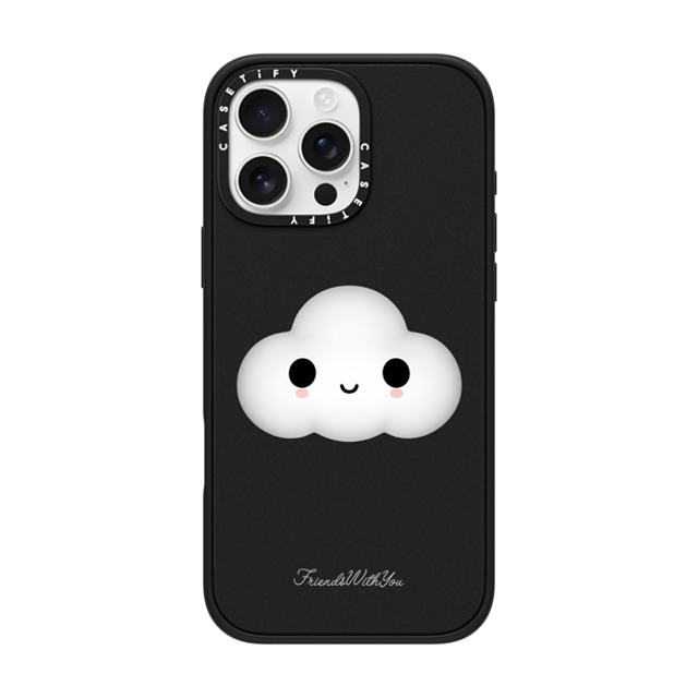 FriendsWithYou x CASETiFY iPhone 16 Pro Max Case Cartoon,Rainbow Matte Black Impact Case MagSafe Compatible LITTLE CLOUD Back to School FriendsWithYou x CASETiFY iPhone 16 Pro Max Case Cartoon,Rainbow Matte Black Impact Case MagSafe Compatible LITTLE CLOUD Back to School