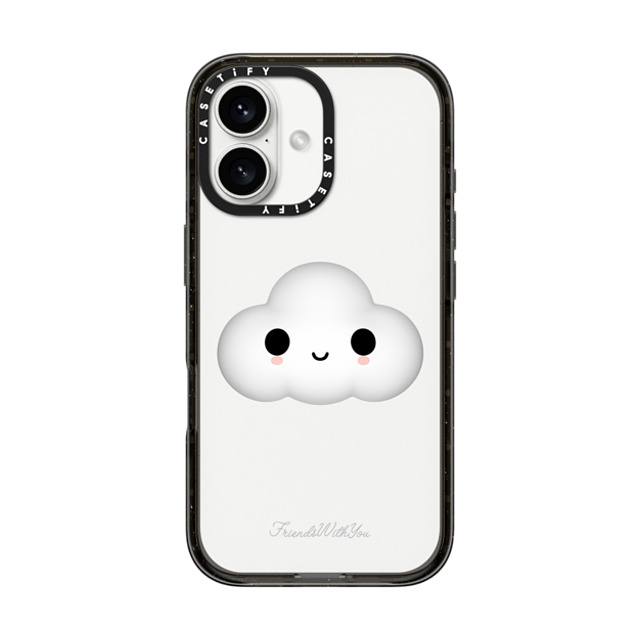 FriendsWithYou x CASETiFY iPhone 16 Case Cartoon,Rainbow Black インパクトケース LITTLE CLOUD Back to School FriendsWithYou x CASETiFY iPhone 16 Case Cartoon,Rainbow Black インパクトケース LITTLE CLOUD Back to School