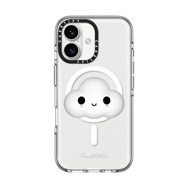FriendsWithYou x CASETiFY iPhone 16 Case Cartoon,Rainbow クリア クリア ケース MagSafe対応 LITTLE CLOUD Back to School FriendsWithYou x CASETiFY iPhone 16 Case Cartoon,Rainbow クリア クリア ケース MagSafe対応 LITTLE CLOUD Back to School
