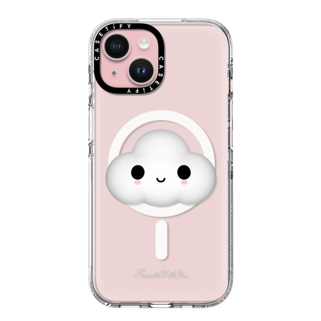 FriendsWithYou x CASETiFY iPhone 15 Case Cartoon,Rainbow クリア クリア ケース MagSafe対応 LITTLE CLOUD Back to School FriendsWithYou x CASETiFY iPhone 15 Case Cartoon,Rainbow クリア クリア ケース MagSafe対応 LITTLE CLOUD Back to School