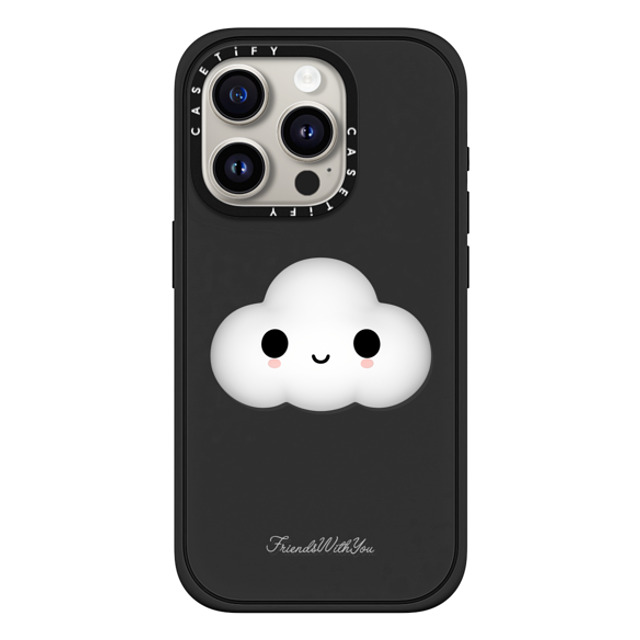 FriendsWithYou x CASETiFY iPhone 15 Pro Case Cartoon,Rainbow Matte Black Impact Case MagSafe Compatible LITTLE CLOUD Back to School FriendsWithYou x CASETiFY iPhone 15 Pro Case Cartoon,Rainbow Matte Black Impact Case MagSafe Compatible LITTLE CLOUD Back to School