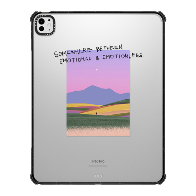 Andhika Ramadhian x CASETiFY iPad Pro 13 (M4) ブラック iPad インパクト ケース Somewhere by Andhika Ramadhian