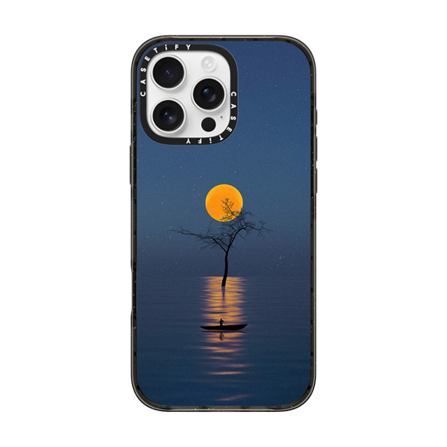 Andhika Ramadhian x CASETiFY iPhone 16 Pro Max ケース ブラック インパクトケース MagSafe対応 Sailor by Andhika Ramadhian