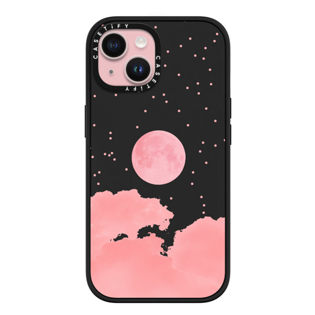 Andhika Ramadhian x CASETiFY iPhone 15 Case Matte Black Impact Case MagSafe Compatible Cloud by Andhika Ramadhian Andhika Ramadhian x CASETiFY iPhone 15 Case Matte Black Impact Case MagSafe Compatible Cloud by Andhika Ramadhian