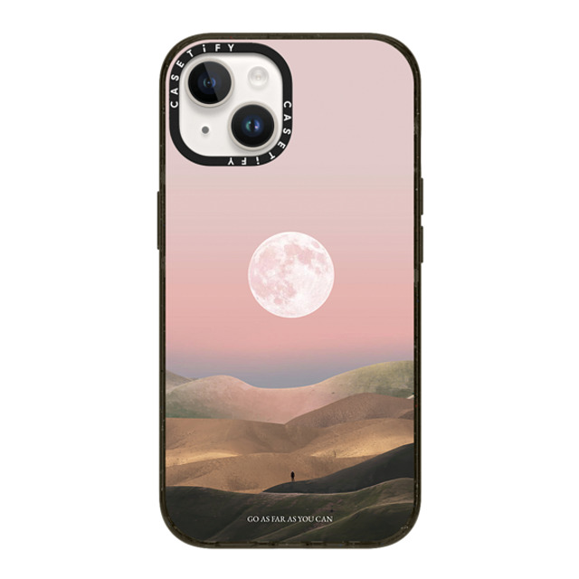 Andhika Ramadhian x CASETiFY iPhone 14 ケース ブラック インパクトケース MagSafe対応 Curiosity by Andhika Ramadhian