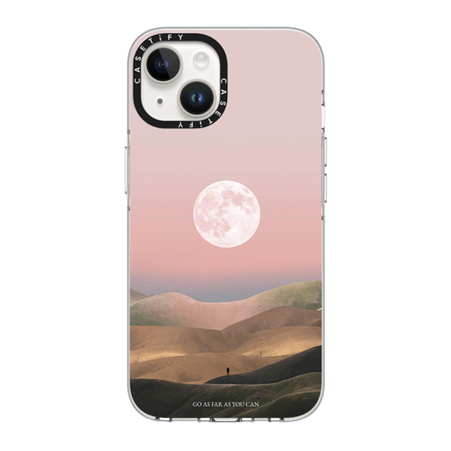 Andhika Ramadhian x CASETiFY iPhone 14 ケース クリア クリア ケース MagSafe対応 Curiosity by Andhika Ramadhian