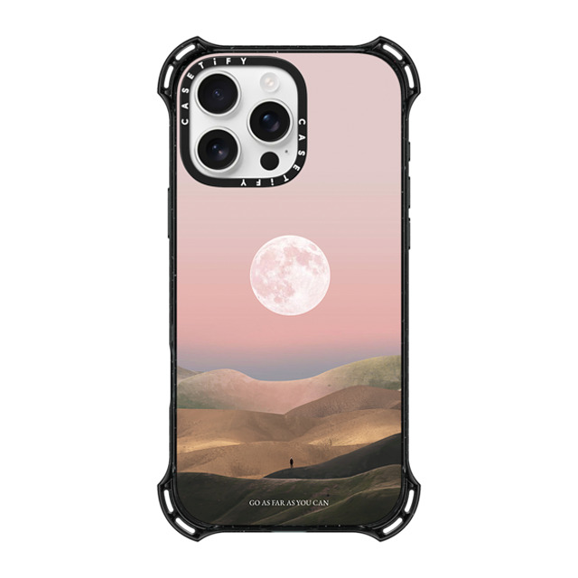 Andhika Ramadhian x CASETiFY iPhone 16 Pro Max ケース ブラック バウンスケース Curiosity by Andhika Ramadhian