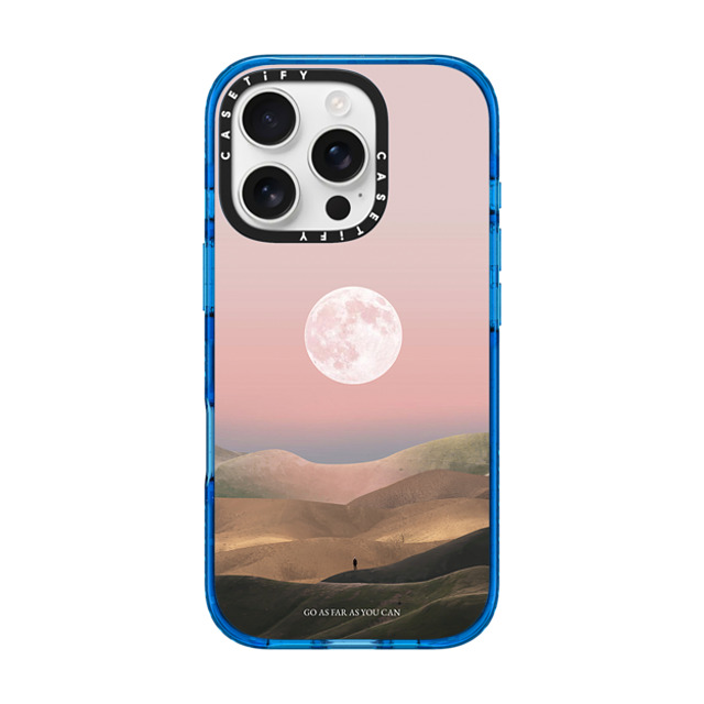 Andhika Ramadhian x CASETiFY iPhone 16 Pro ケース スカイブルー インパクトケース Curiosity by Andhika Ramadhian
