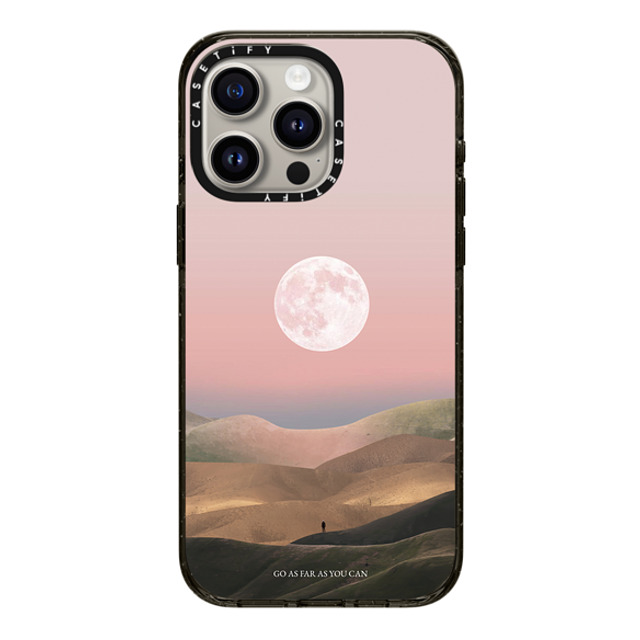 Andhika Ramadhian x CASETiFY iPhone 15 Pro Max ケース ブラック インパクトケース MagSafe対応 Curiosity by Andhika Ramadhian