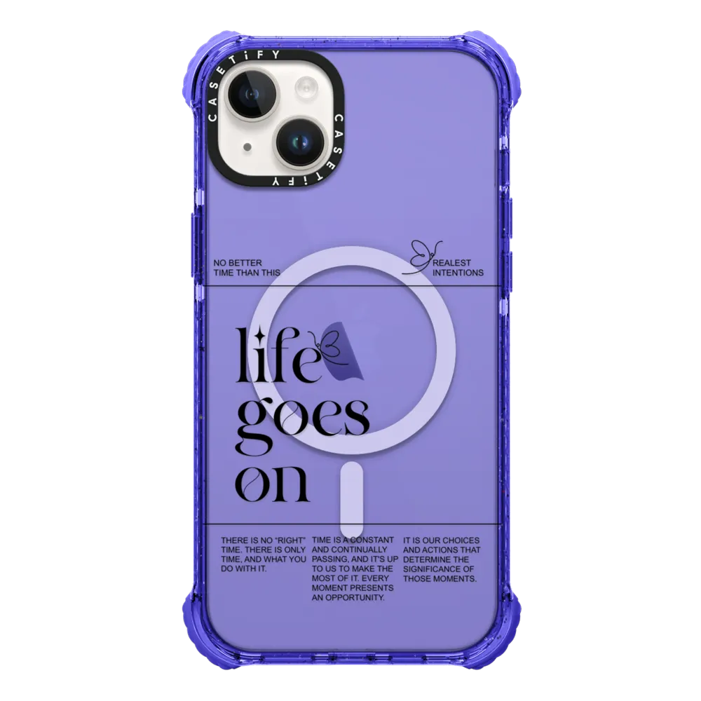 Ultra Impact iPhone 14 Plus Case MagSafe Compatible - Life Goes On